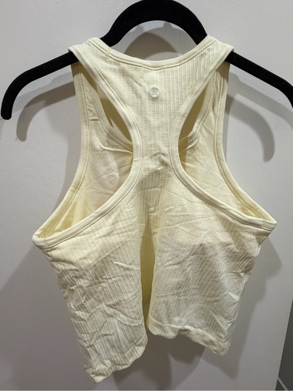 lululemon athletica Cream Ribbed Racerback Tank - Picture 2 of 2